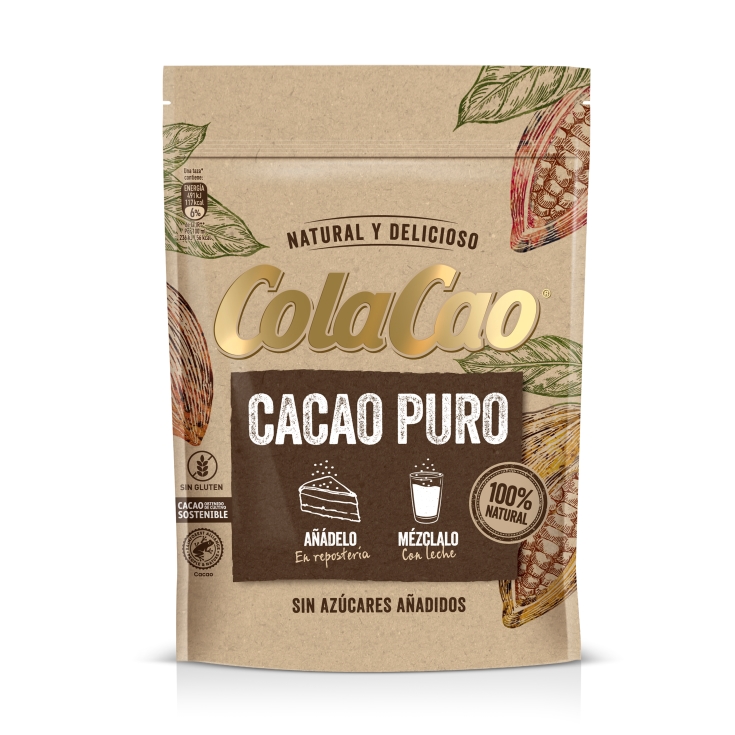 cacao soluble puro 100% natural, 250g