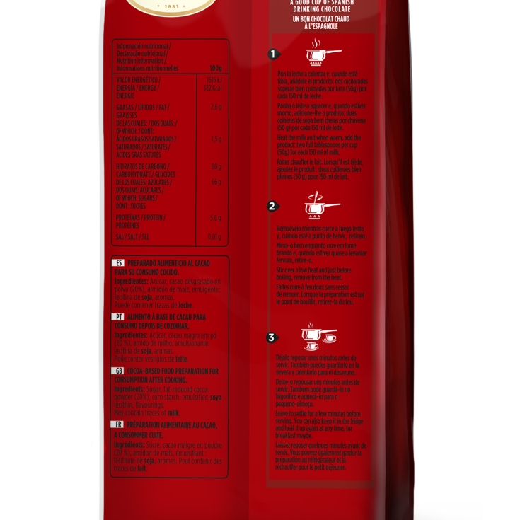 cacao a la taza, 500g