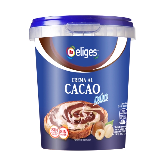 crema cacao 2 sabor, 500g
