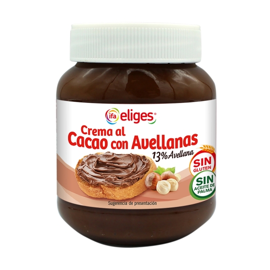 crema cacao avellanas, 400g