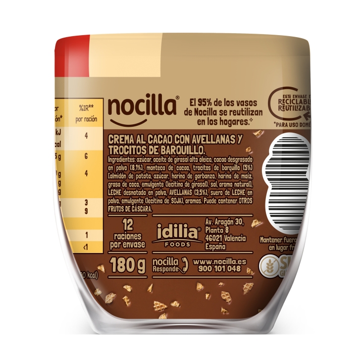crema cacao crunchy, 180g
