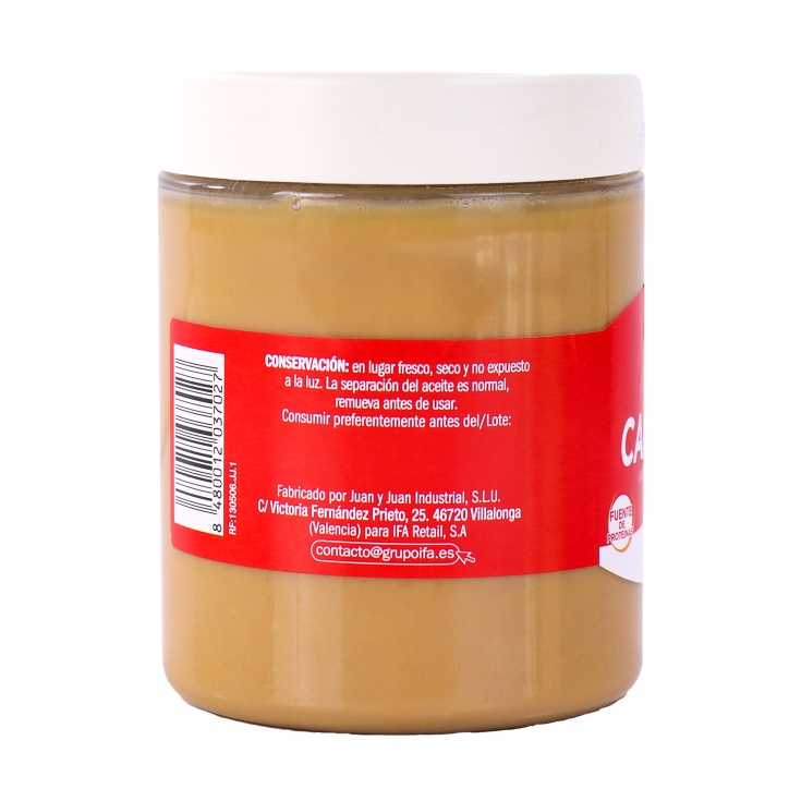 crema cacahuete 100%, 500g