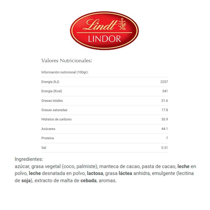 bombón leche lata musical, 225g