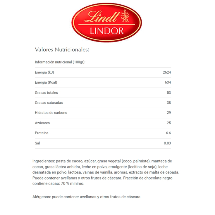 bombón 70% cacao, 200g