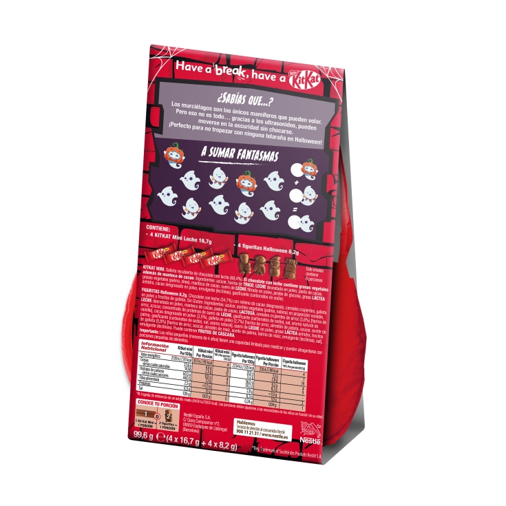 pack chocolatinas truco o trato, 99.6g