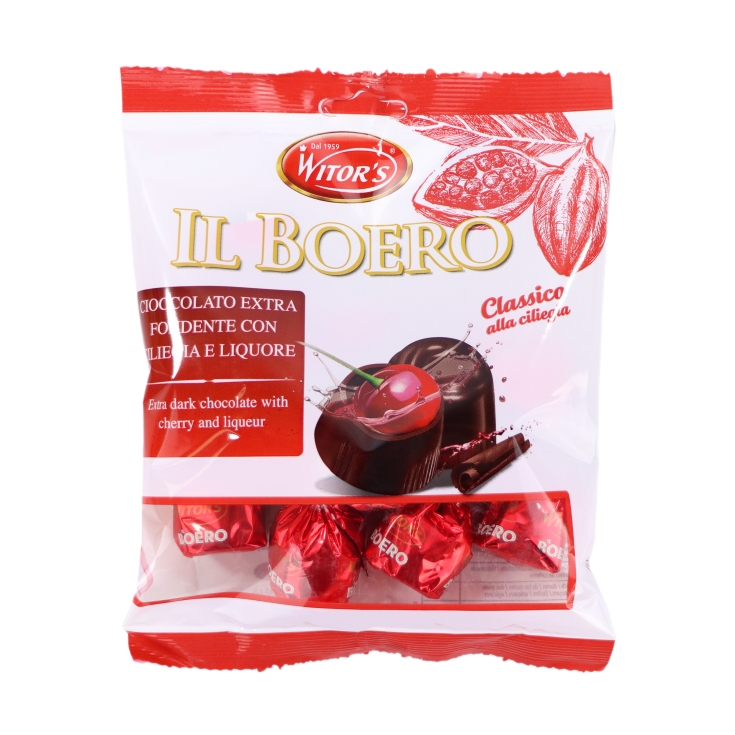 bombón guindas al licor, 100g