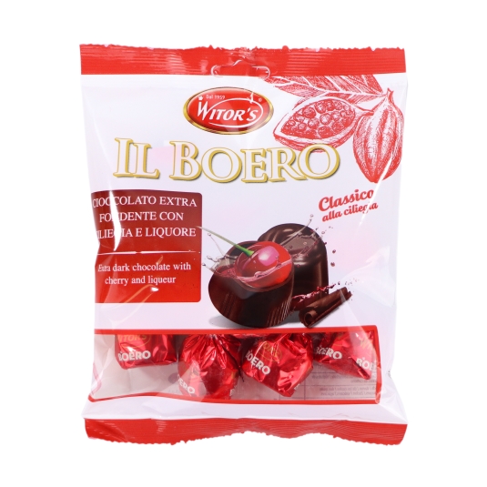 bombón guindas al licor, 100g