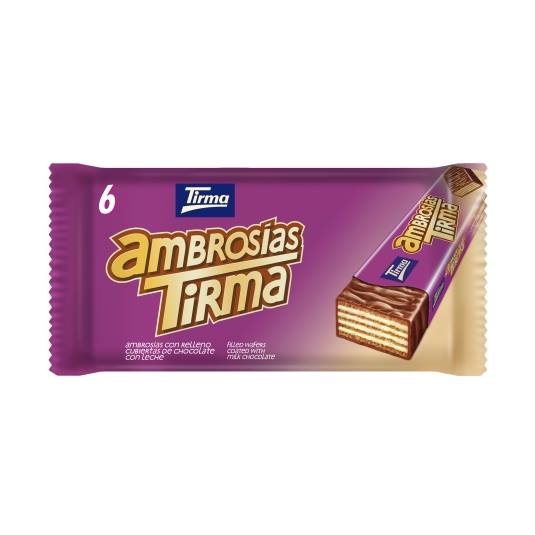 ambrosías choco/leche, pk-6