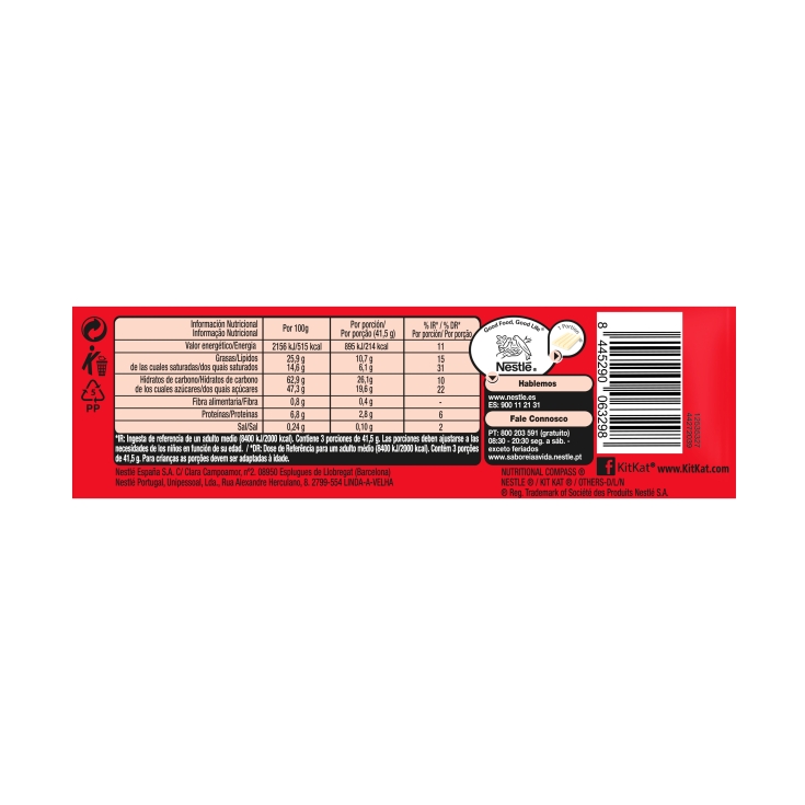 chocolatinas white, pk-3