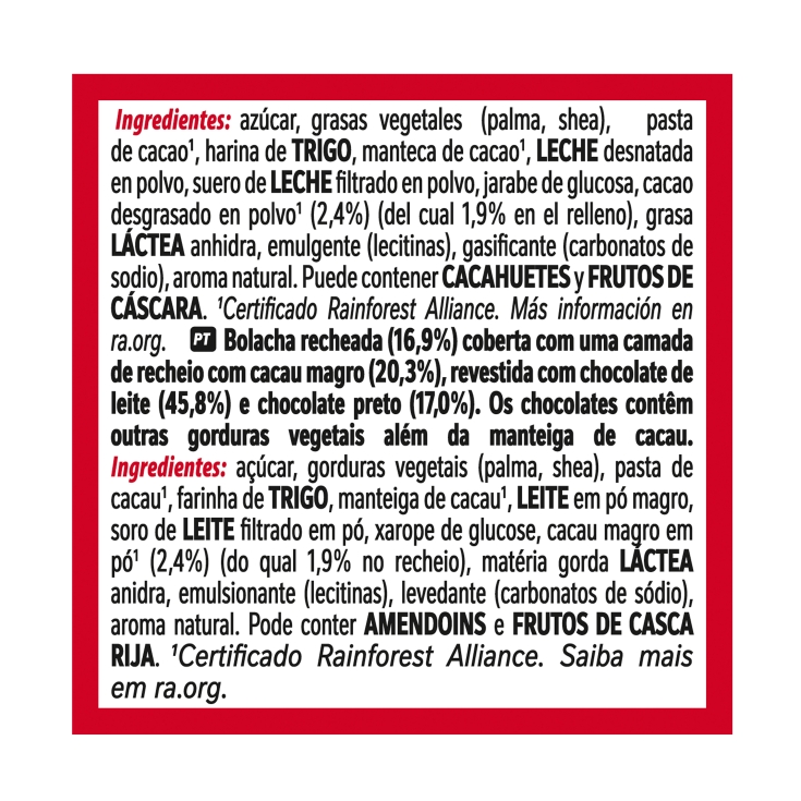 chocolatina doble chocolate, 99g
