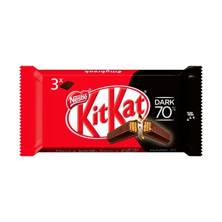 chocolatinas dark 70%, pk-3