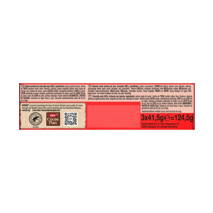 chocolatinas dark 70%, pk-3