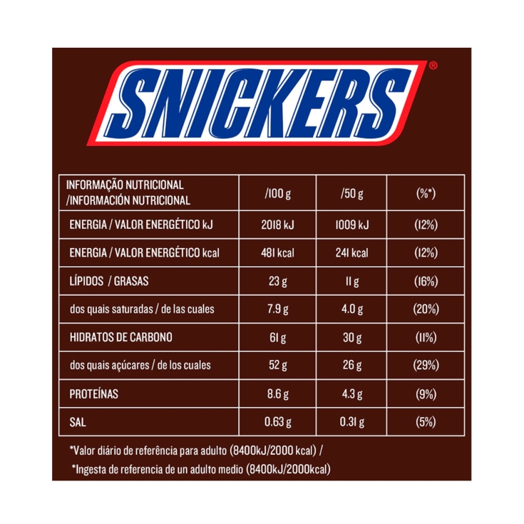 chocolatinas 50g, pk-3