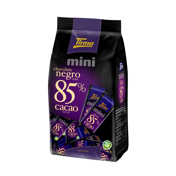 chocolate negro mini 85% cacao, 180g