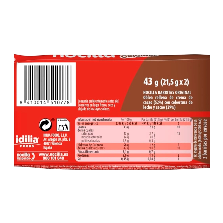 barrita original, pk-2