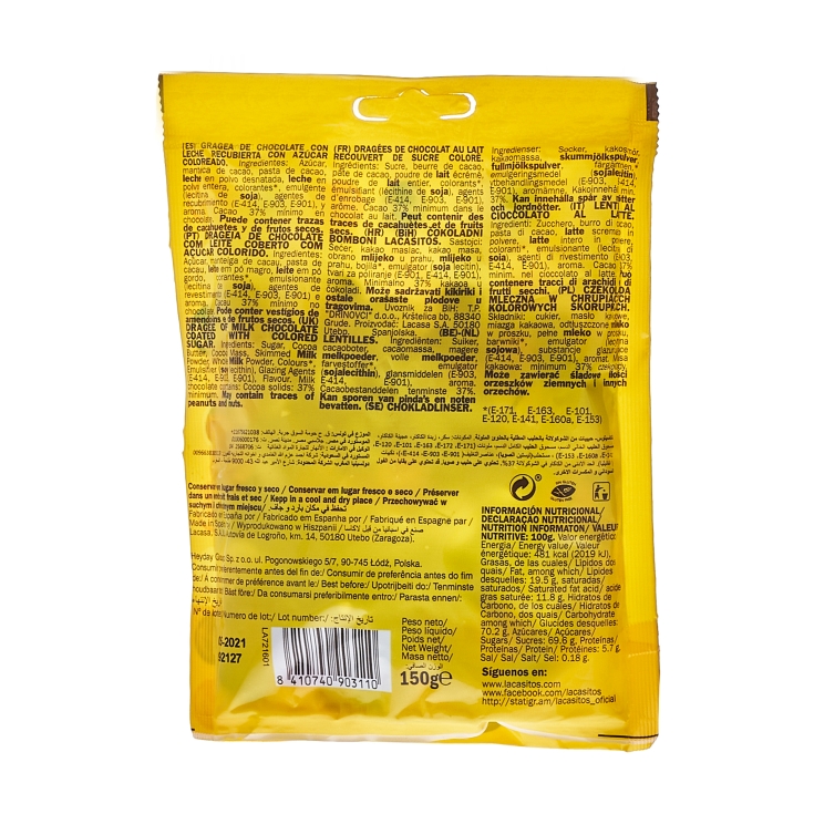 grageas chocolate doypack, 150g