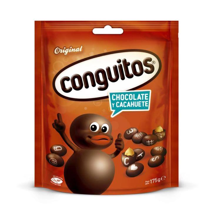 cacahuetes cubierto chocolate doypack, 175g