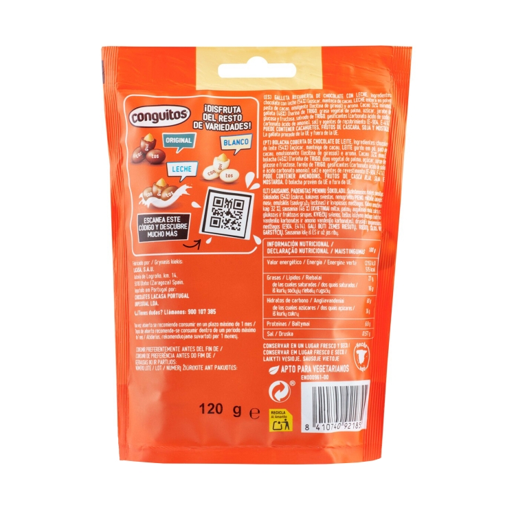bolas galleta chocolate, 120g