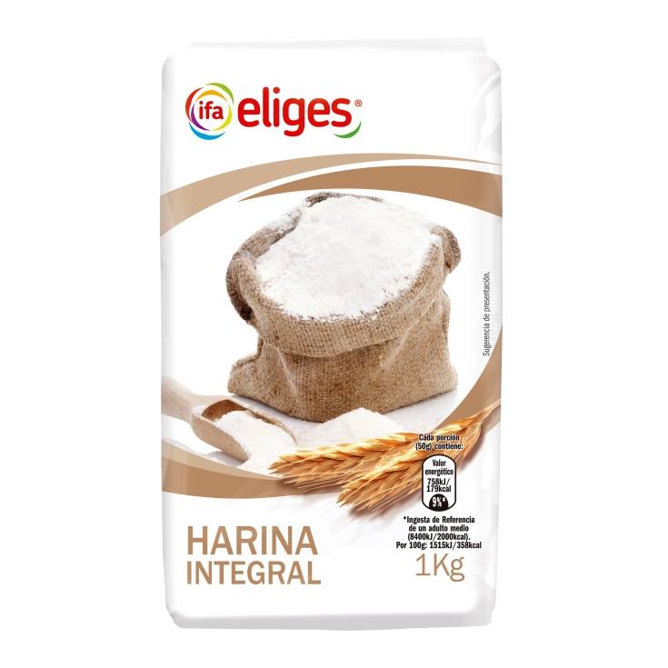 harina integral, 1kg