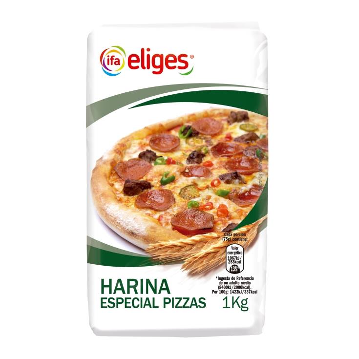 harina especial para pizzas, 1kg