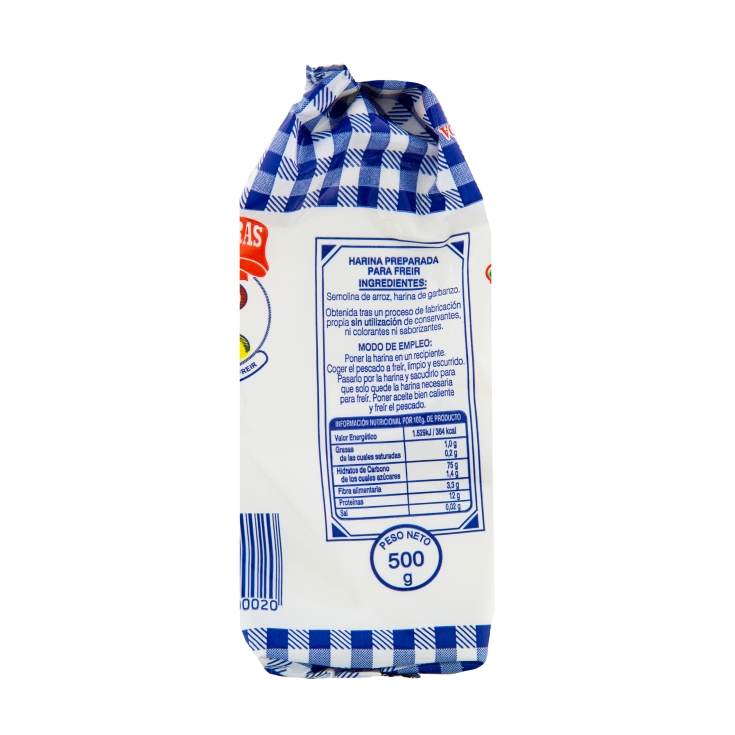 harina para freir sin gluten, 500g