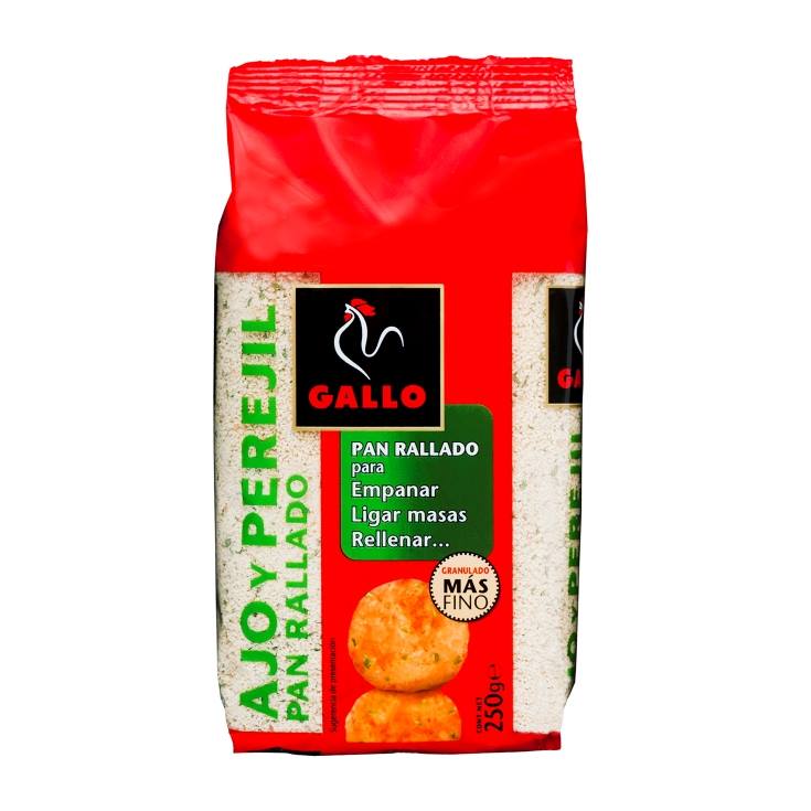 pan rallado ajo perejil, 250g