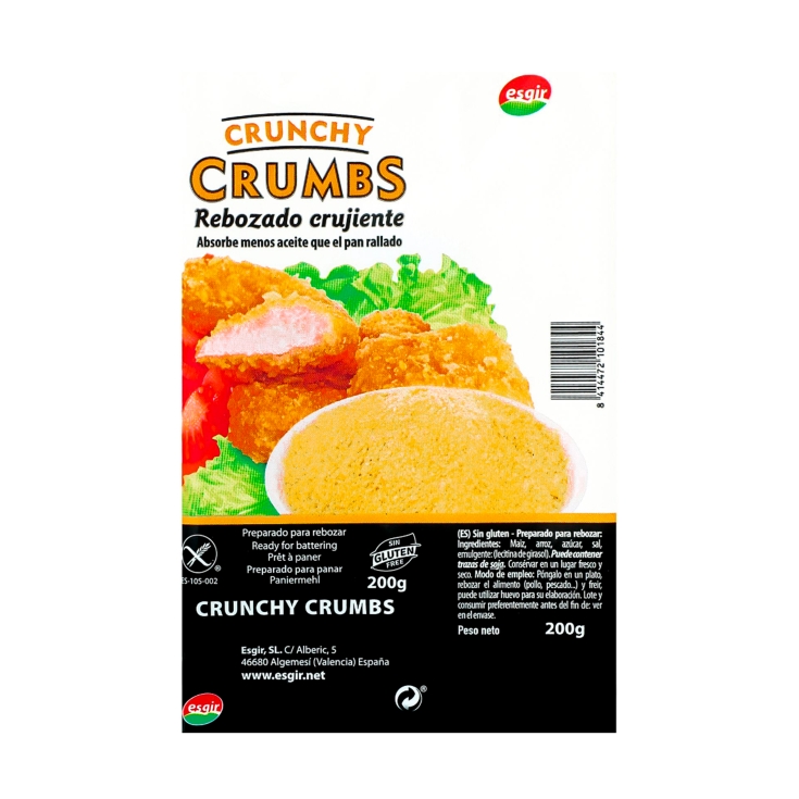 preparado rebozar crunchy crumbs, 200g