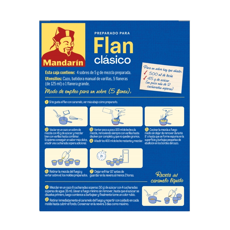 preparado flan clásico, 34g