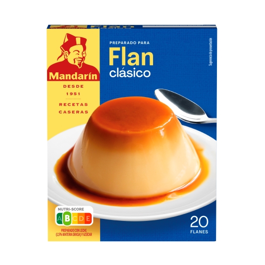 preparado flan clásico, 34g