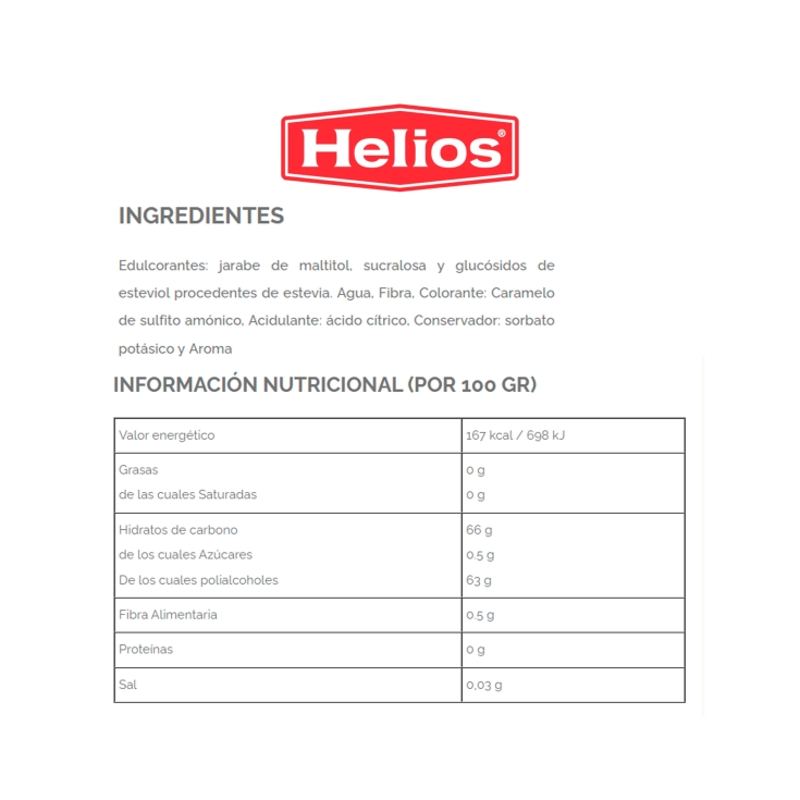 sirope de caramelo 0% azúcar, 295g