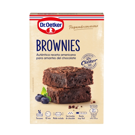 preparado brownies, 456g