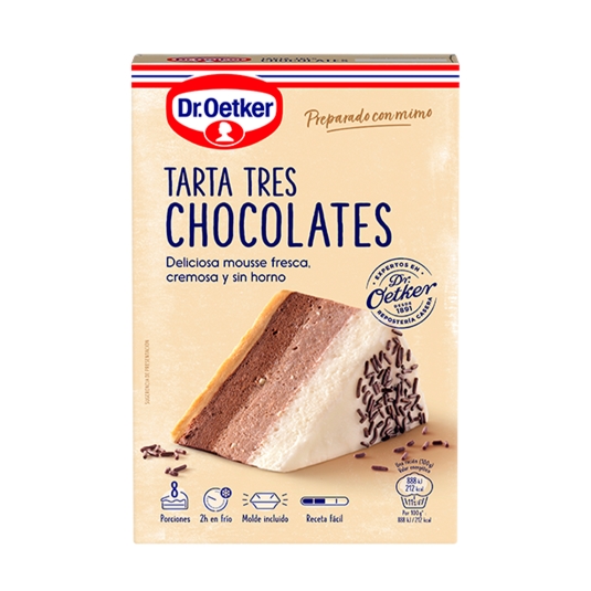 tarta 3 chocolates, 270g