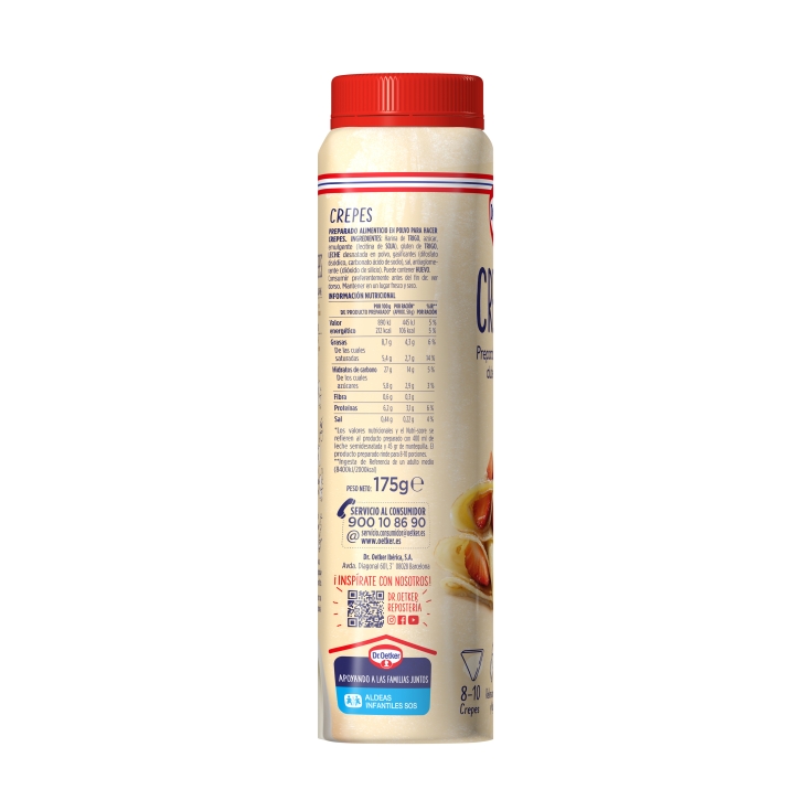 preparado para crepes, 175g
