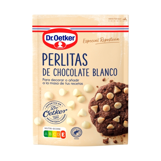 perlitas chocolate blanco, 100g