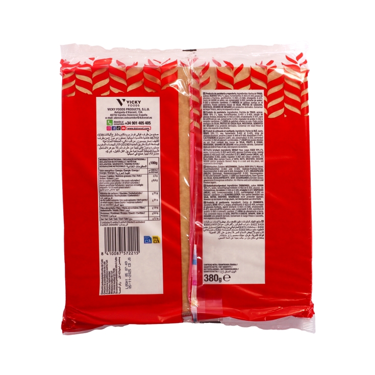 base de tarta, 380g
