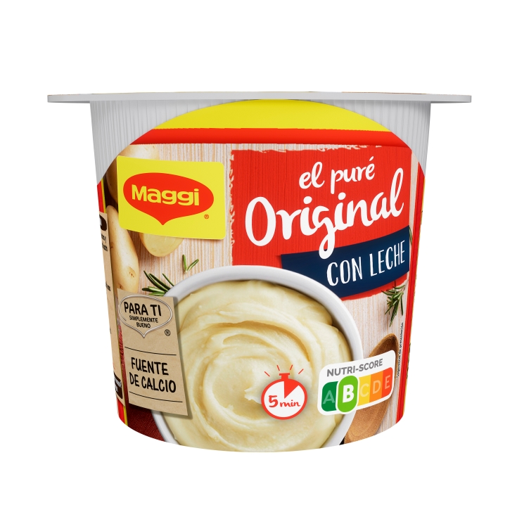 puré patatas con leche bol, 50g
