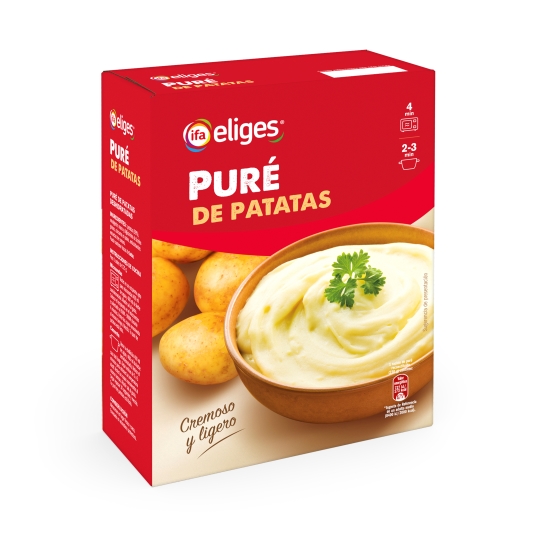 puré patatas 4ud, 500g