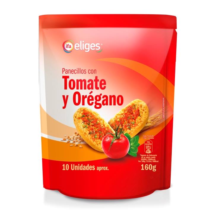 panecillos tomate y orégano, 160g