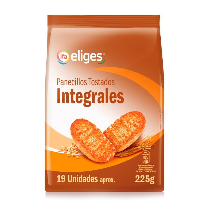 panecillos integrales, 225g