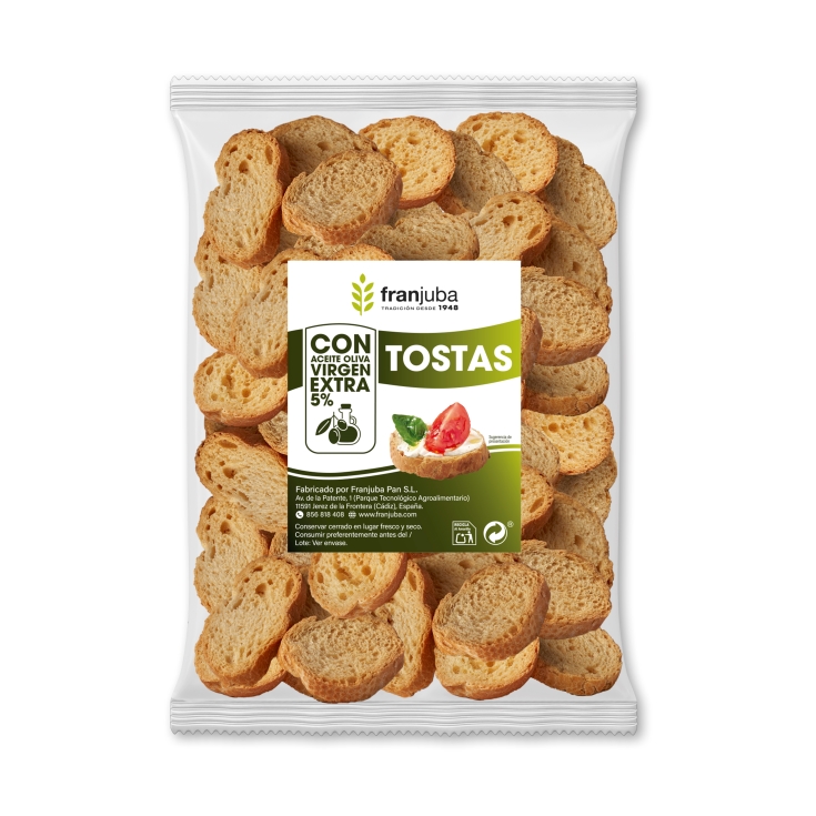 tostas artesanas, 100g