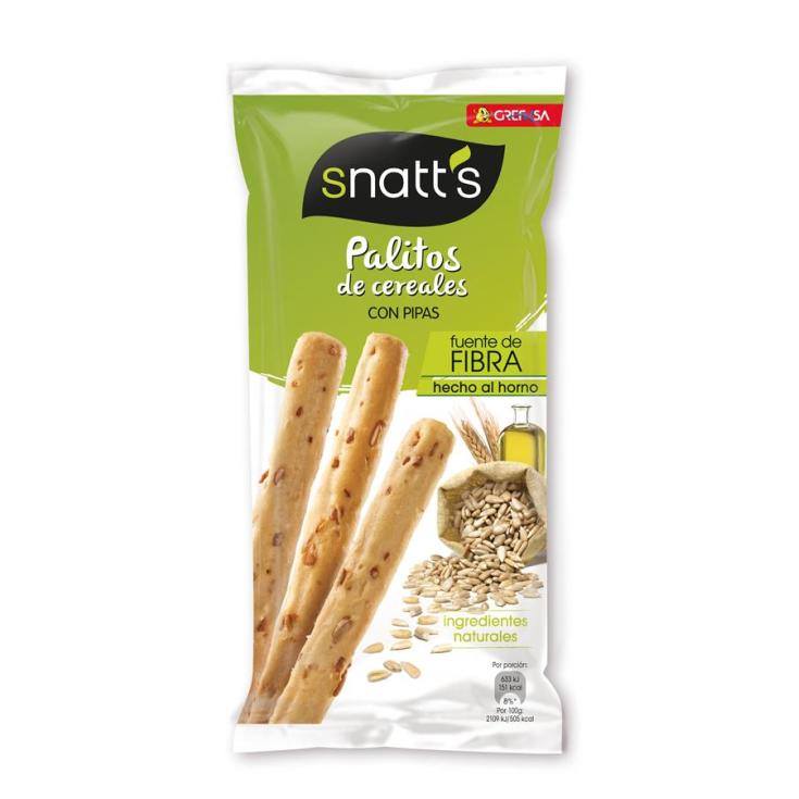 palitos de cereales con pipas, 62g