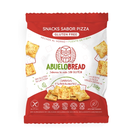 snacks sabor pizza, 50g