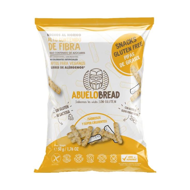 snacks pipas de girasol, 50g