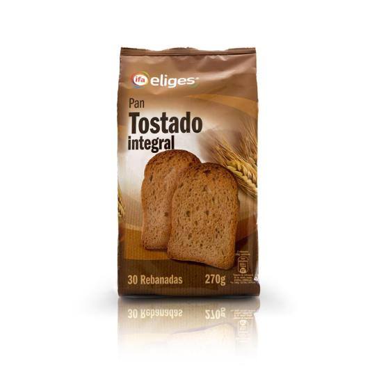 pan tostado integral, 270g