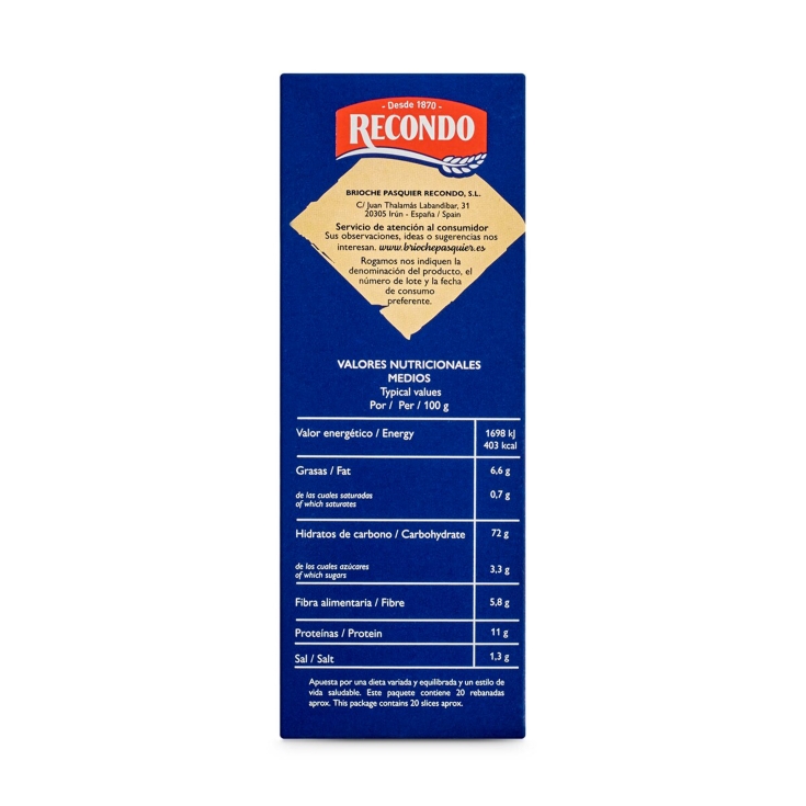 chapata tostada, 180g