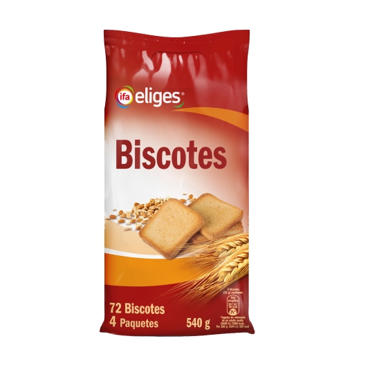 biscotes tradicionales 72 rebanadas, 540g
