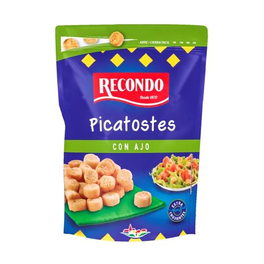 picatostes con ajo, 80g