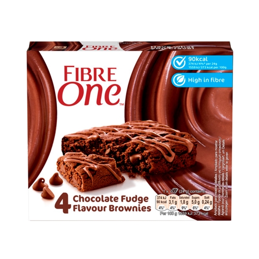 brownies de chocolate, 4ud
