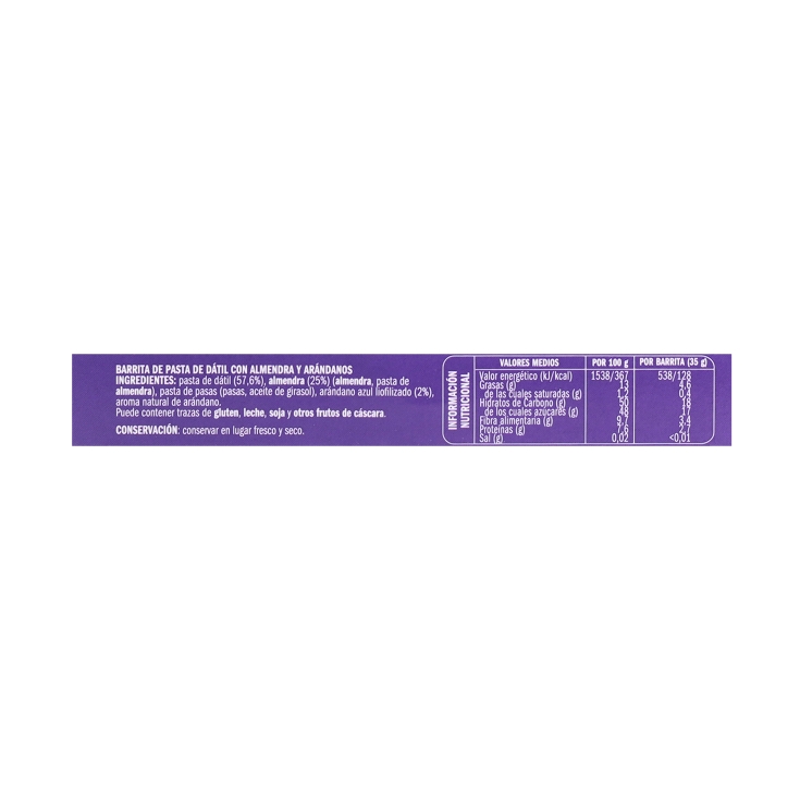 barritas dátil y arandano, pk-3