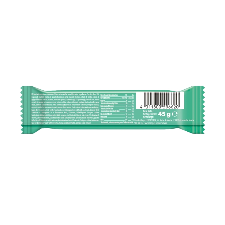 barrita protein crunchy vainilla, 45g